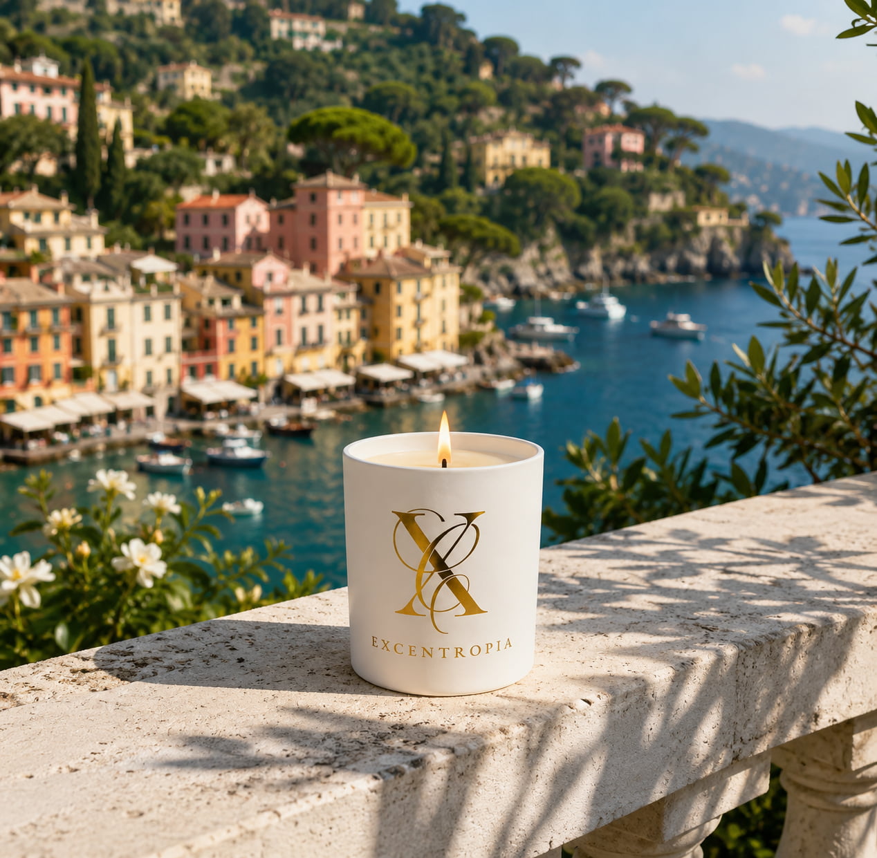 Vela Portofino de Excentropía inspirada en la costa italiana.